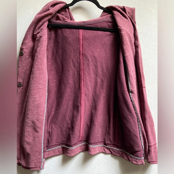 Lululemon  Athletica Find Your Centre Wrap Hooded jacket Sz 6 - Picture 5 of 12